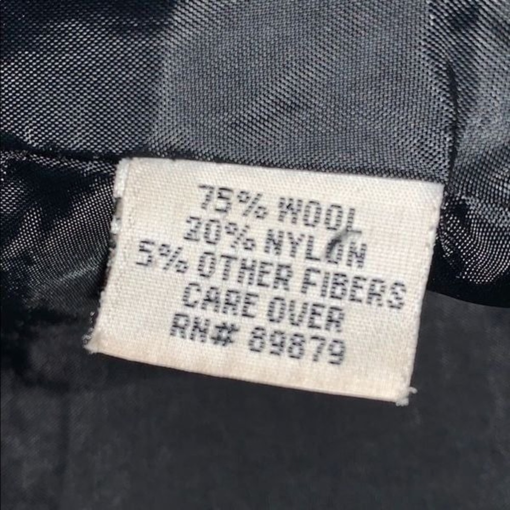 Gray double breasted wool jacket Medium - image 6